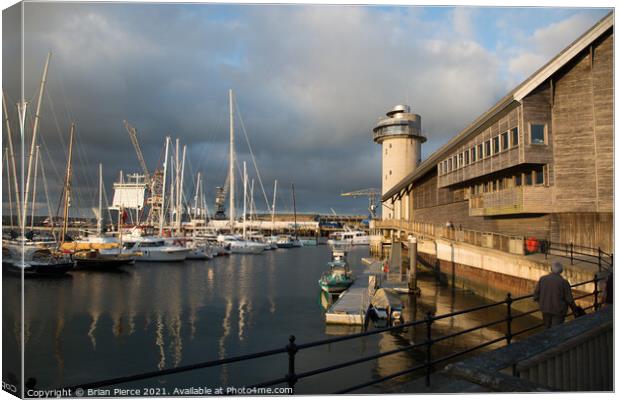 The National Maritime Museum, Falmouth, Cornwall  Canvas Print by Brian Pierce