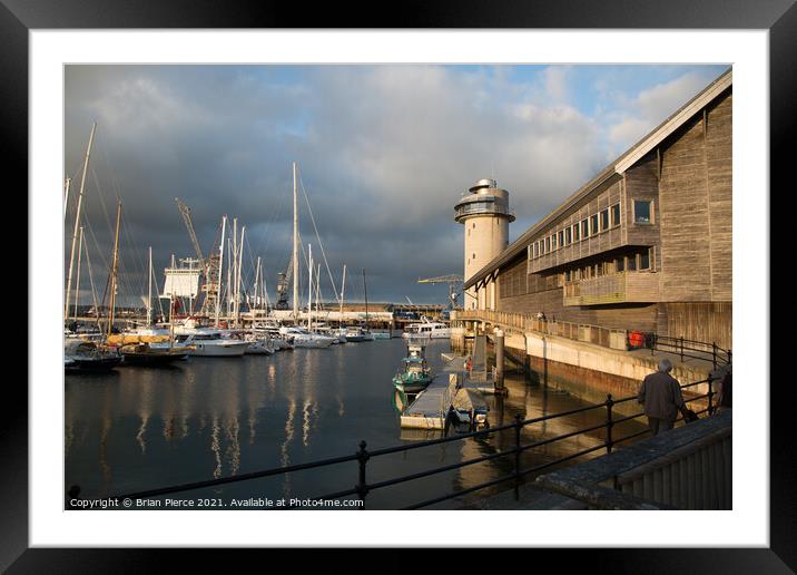 The National Maritime Museum, Falmouth, Cornwall  Framed Mounted Print by Brian Pierce