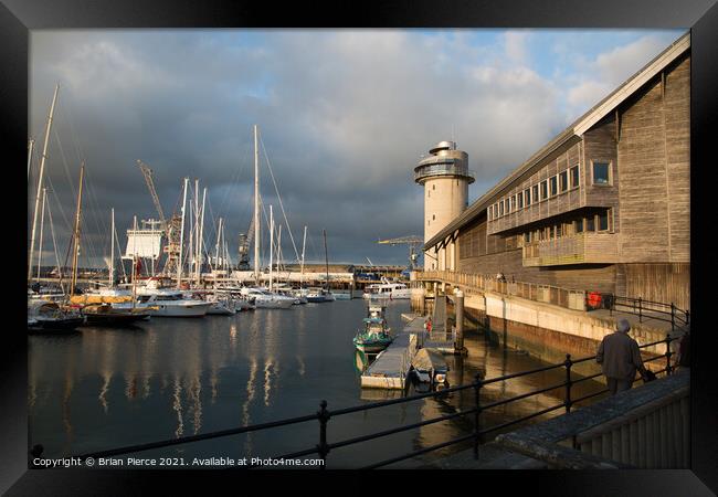 The National Maritime Museum, Falmouth, Cornwall  Framed Print by Brian Pierce
