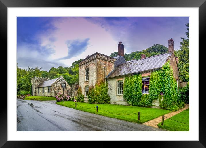 Spread Eagle, Stourton, Wiltshire, England, UK Framed Mounted Print by Mark Llewellyn