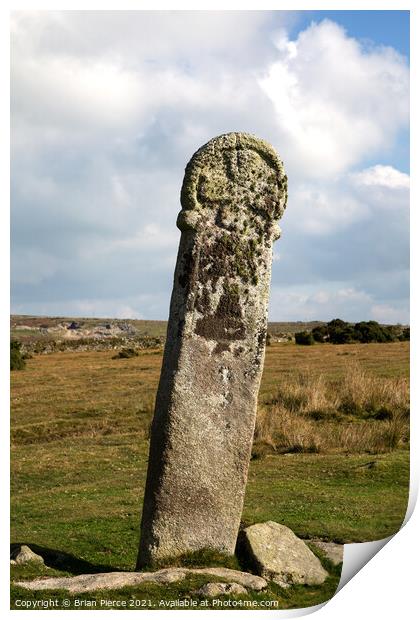 Long Tom. Minions, Bodmin Moor Print by Brian Pierce