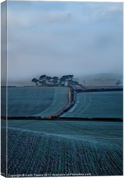 Winter Wight Canvas Print by Keith Towers Canvases & Prints