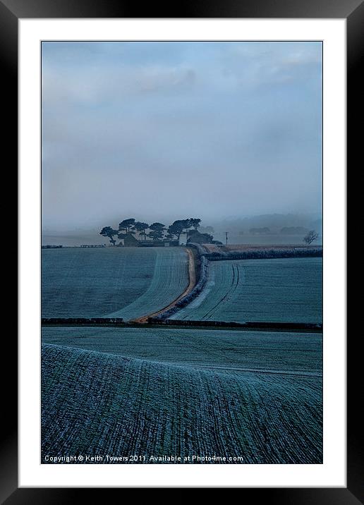 Winter Wight Framed Mounted Print by Keith Towers Canvases & Prints