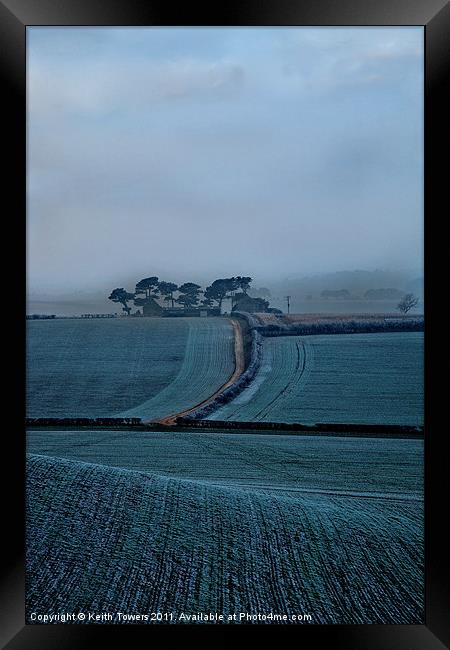 Winter Wight Framed Print by Keith Towers Canvases & Prints