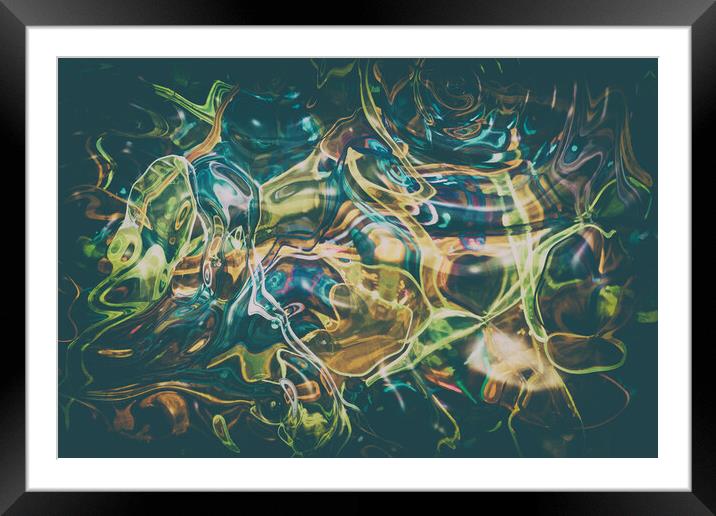 Abstract nonphoto Framed Mounted Print by Guido Parmiggiani