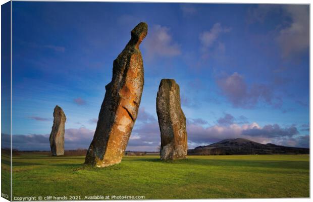 Standing Stones scotland Canvas Print by Scotland's Scenery
