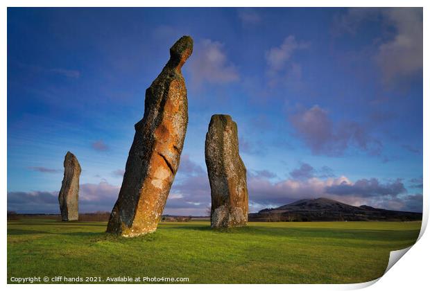 Standing Stones scotland Print by Scotland's Scenery