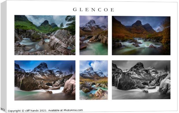 Glencoe collection Canvas Print by Scotland's Scenery