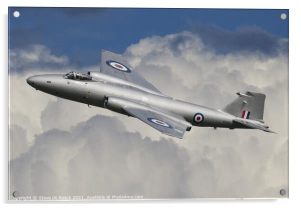 Canberra Bomber. Acrylic by Steve de Roeck