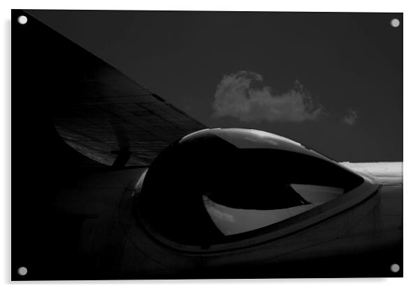 Majestic PBY Catalina in Moody Monochrome Acrylic by Jacqui Farrell