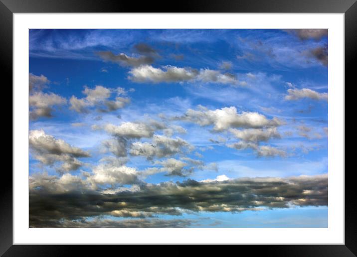  Wild Sky Framed Mounted Print by David Hare