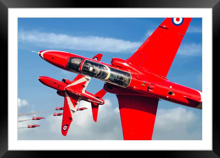 Reds up Close Framed Mounted Print by David Stanforth