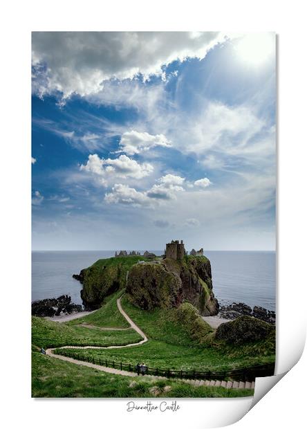 Dunnottar Castle, Highlands, Scotland, Scottish  Print by JC studios LRPS ARPS