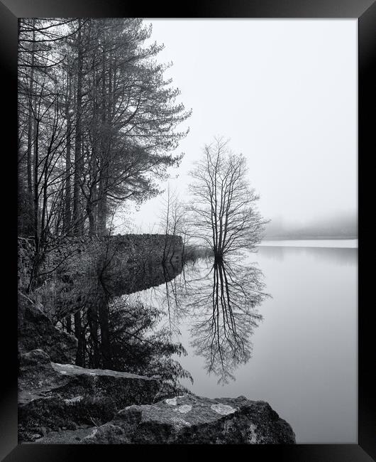 Entwistle Reservoir Bolton Framed Print by Phil Durkin DPAGB BPE4