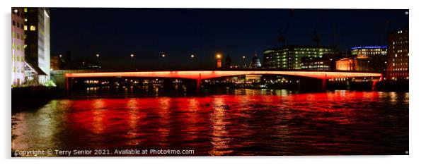 London Bridge is NOT falling down Acrylic by Terry Senior