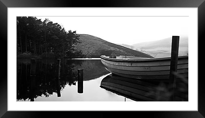 Boat Lake Framed Mounted Print by Keith Thorburn EFIAP/b