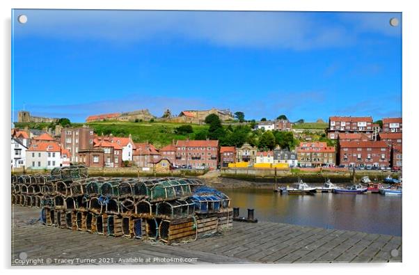 Wonderful Whitby Acrylic by Tracey Turner