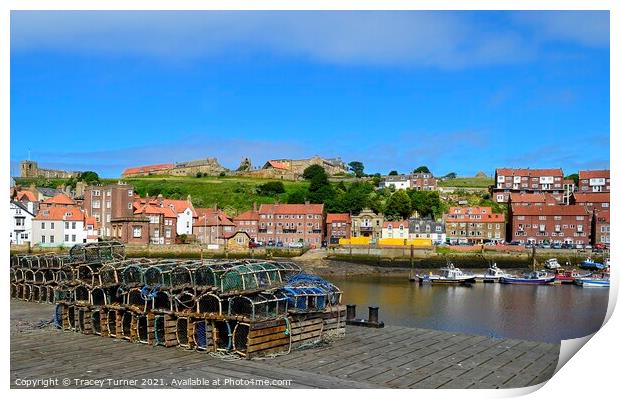 Wonderful Whitby Print by Tracey Turner