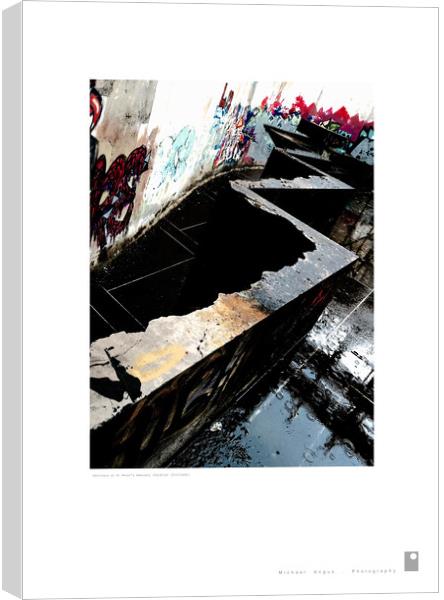 St Peter’s Seminary Sanctuary (Cardross) Canvas Print by Michael Angus