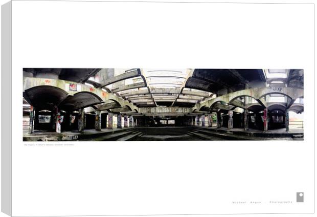 The Chapel: St Peter’s Seminary (Cardross) Canvas Print by Michael Angus