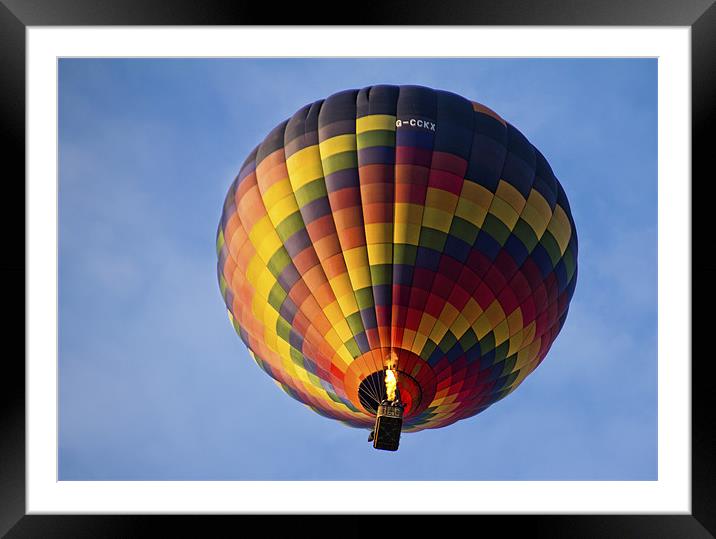 Up And Away Framed Mounted Print by Lynne Morris (Lswpp)