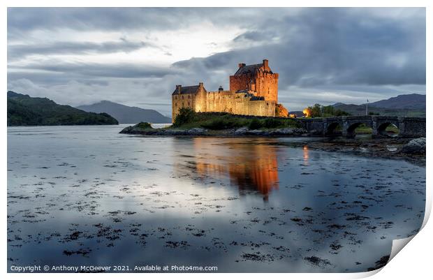 Eilean Donan Castle  Print by Anthony McGeever