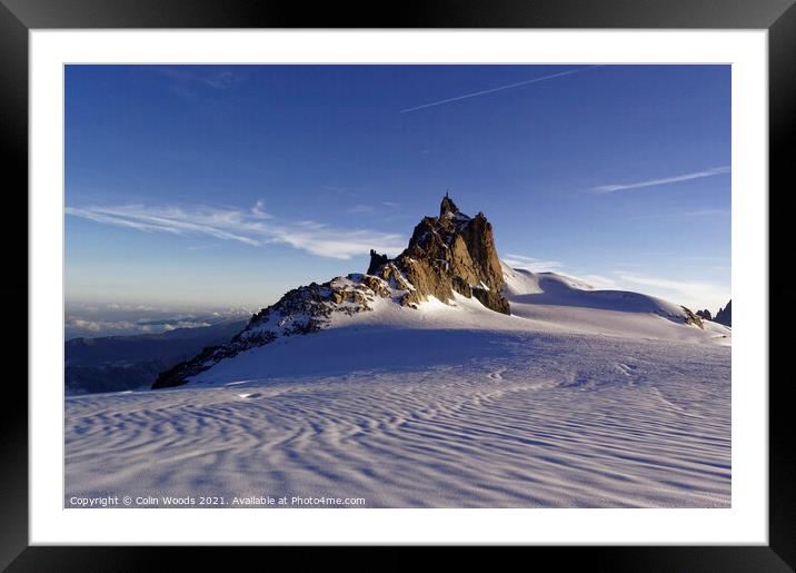 The Aiguille de Midi Framed Mounted Print by Colin Woods