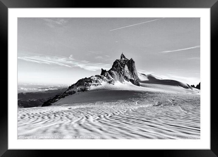 The Aiguille du Midi Framed Mounted Print by Colin Woods