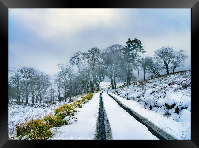 Scottish winter landscape Framed Print by Peter Gaeng