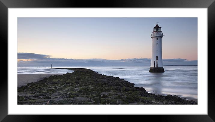 Perch Rock - New Brighton Lighthouse Framed Mounted Print by Steve Glover
