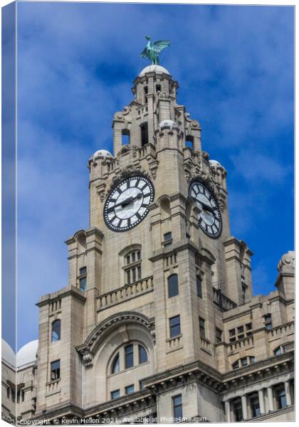 Royal Liver Building  Canvas Print by Kevin Hellon