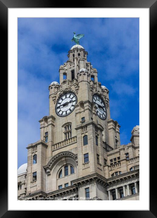 Royal Liver Building  Framed Mounted Print by Kevin Hellon