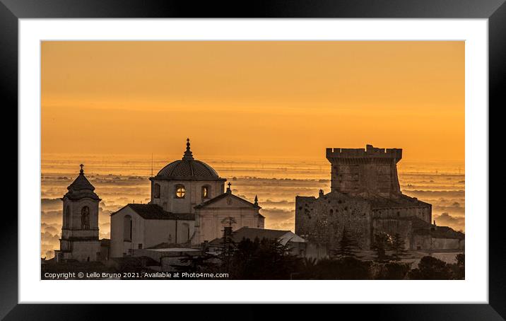 Alba Framed Mounted Print by Lello Bruno