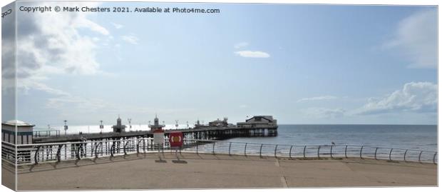 Blackpool North Pier Canvas Print by Mark Chesters