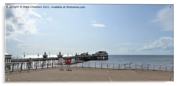 Blackpool North Pier Acrylic by Mark Chesters