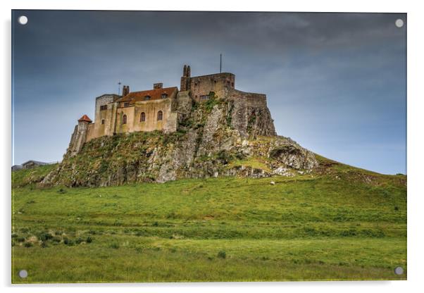 Lindisfarne Castle, holy island Acrylic by chris smith