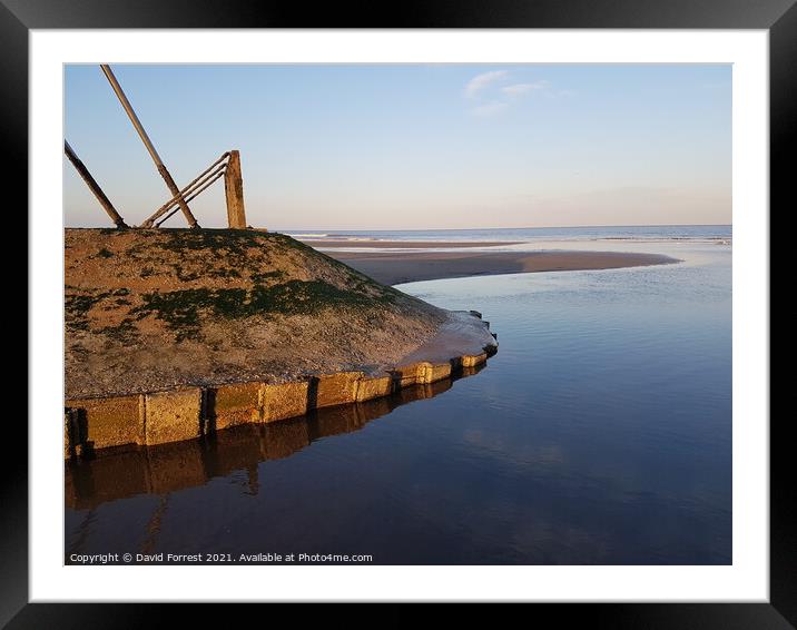 Mablethorpe beach Framed Mounted Print by David Forrest