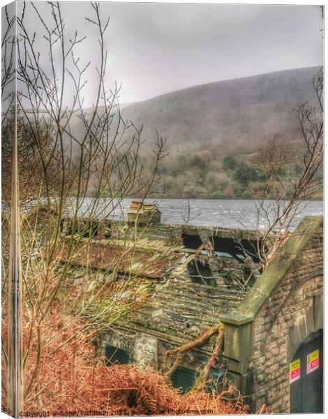 Derelict Building with a View Canvas Print by Sarah Paddison