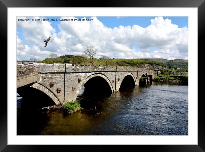 Pont ar Dyfi (Machynlleth Bridge) Framed Mounted Print by Frank Irwin