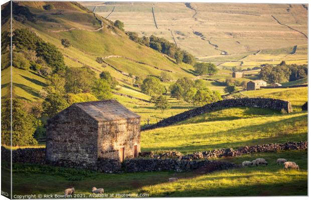 Rustic Charm of Yorkshire Dales Canvas Print by Rick Bowden