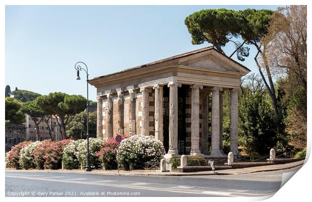 Preserved Roman temple Print by Gary Parker