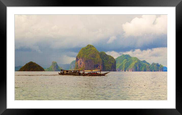 Palawan Islands Philippines Framed Mounted Print by Clive Eariss