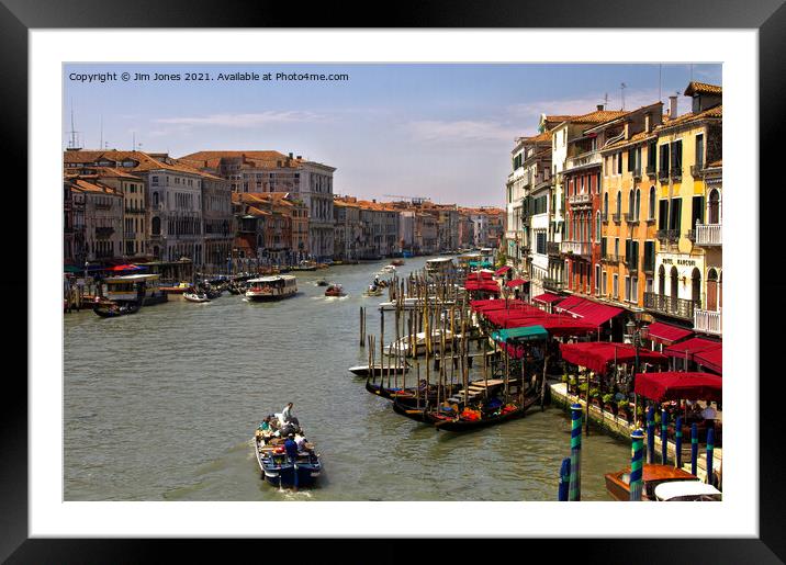 Grand Canal Framed Mounted Print by Jim Jones