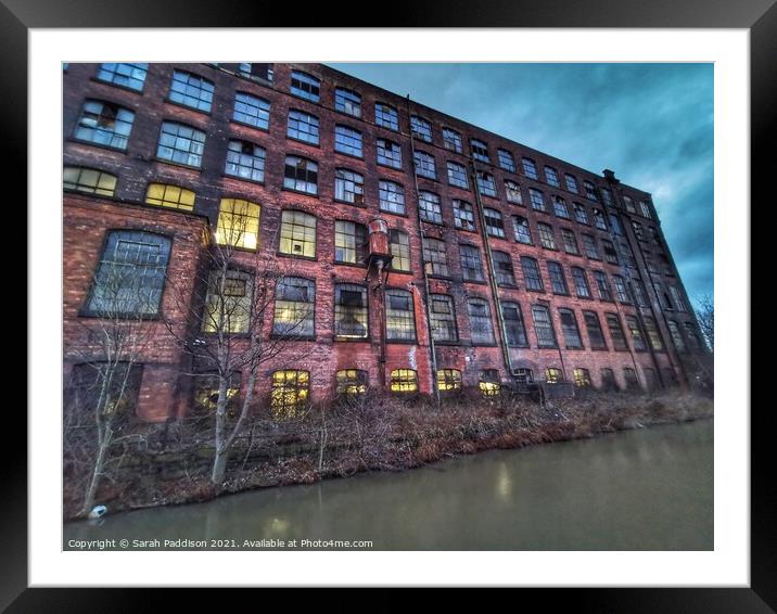 Old Mill at Dusk  Framed Mounted Print by Sarah Paddison