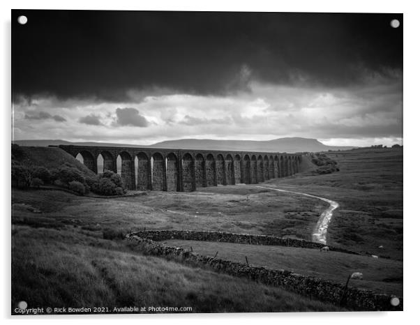 Majestic Ribblehead Viaduct Acrylic by Rick Bowden