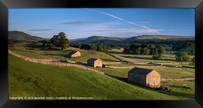 Hawes Yorkshire Dales Framed Print by Rick Bowden