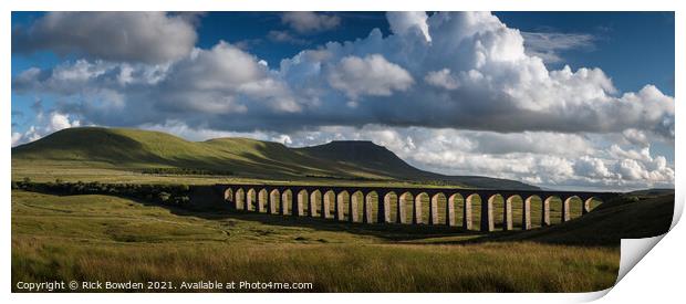 Ribblehead Viaduct Yorkshire Dales Print by Rick Bowden