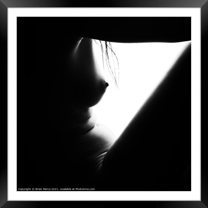 Bodyscape Framed Mounted Print by Brian Pierce