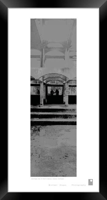 Side-Chapel Chat: St Peter’s Seminary Framed Print by Michael Angus