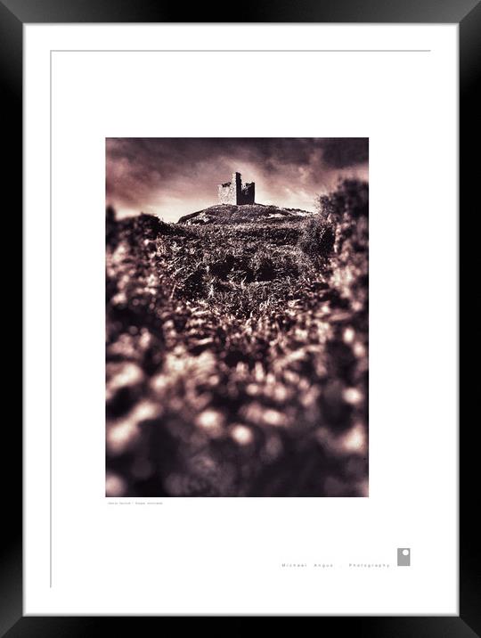 Castle Varrich – Tongue (Scotland) Framed Mounted Print by Michael Angus